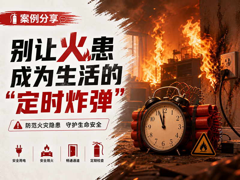 案例分享--别让火患成为生活的 &ldquo;定时炸弹&rdquo;